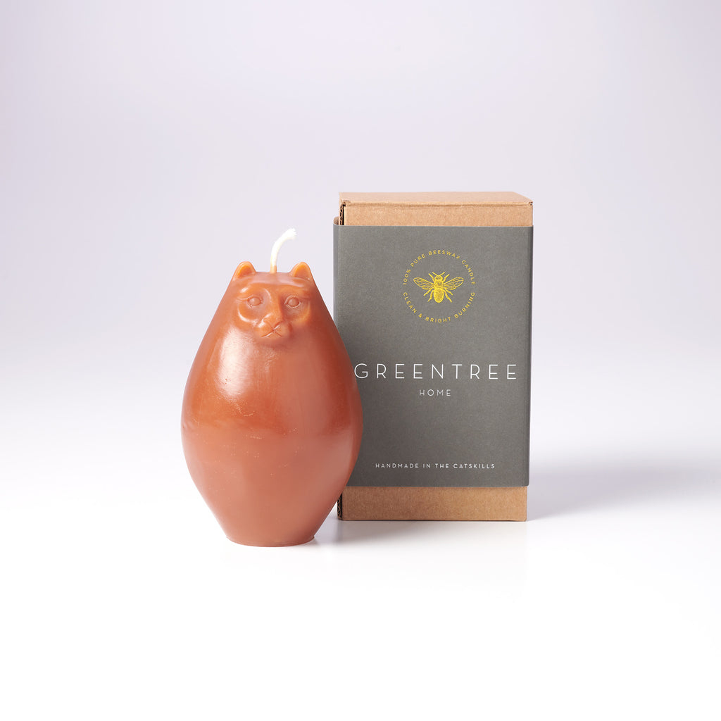 Terra Cotta  Fat Cat by Greentree Home Candle 